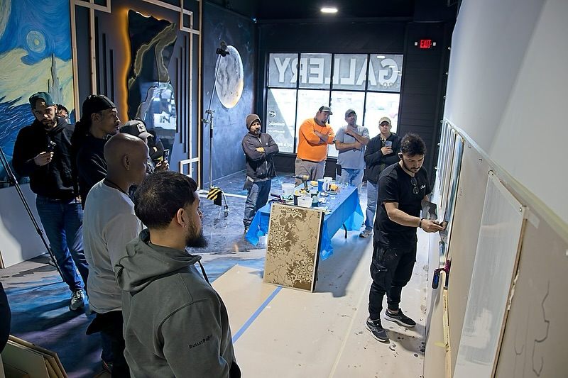Live demo in our gallery showroom