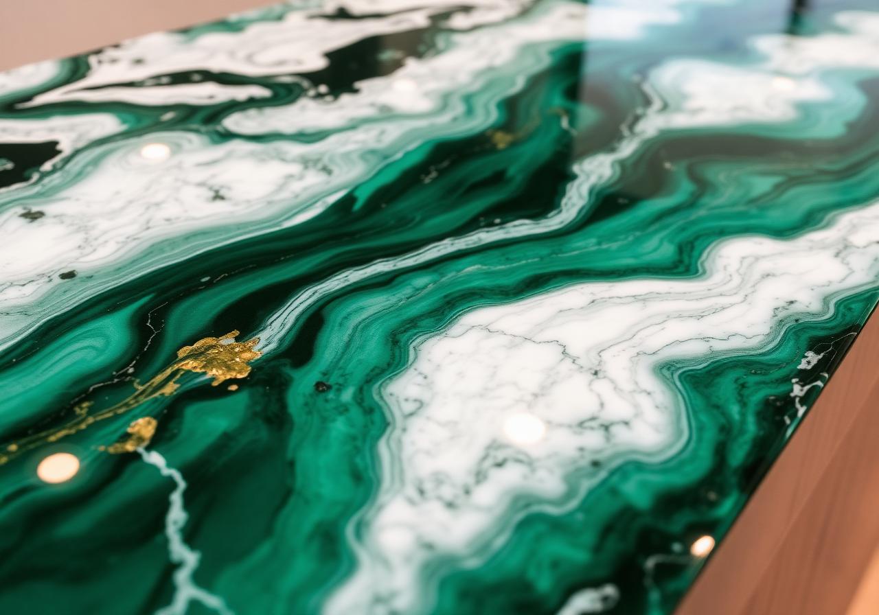 Artistic resin & marble